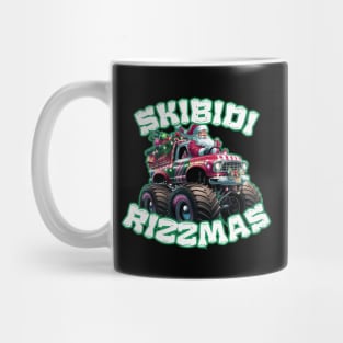 Skibidi Rizzmas Monster Truck Mug